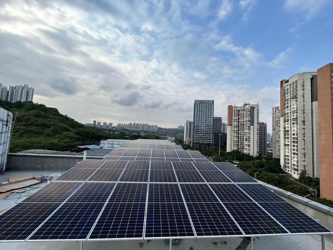 祝賀我司完成重慶某國企200KW太陽能并網發電項目